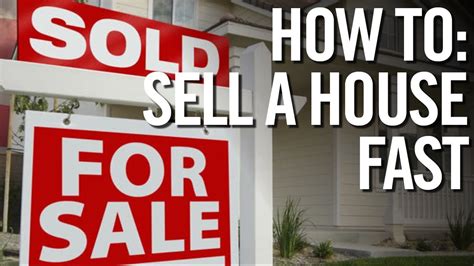 Real estate: how to sell as fast as possible?